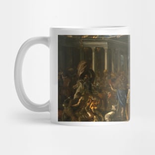 The Destruction and Sack of the Temple of Jerusalem by Nicolas Poussin Mug